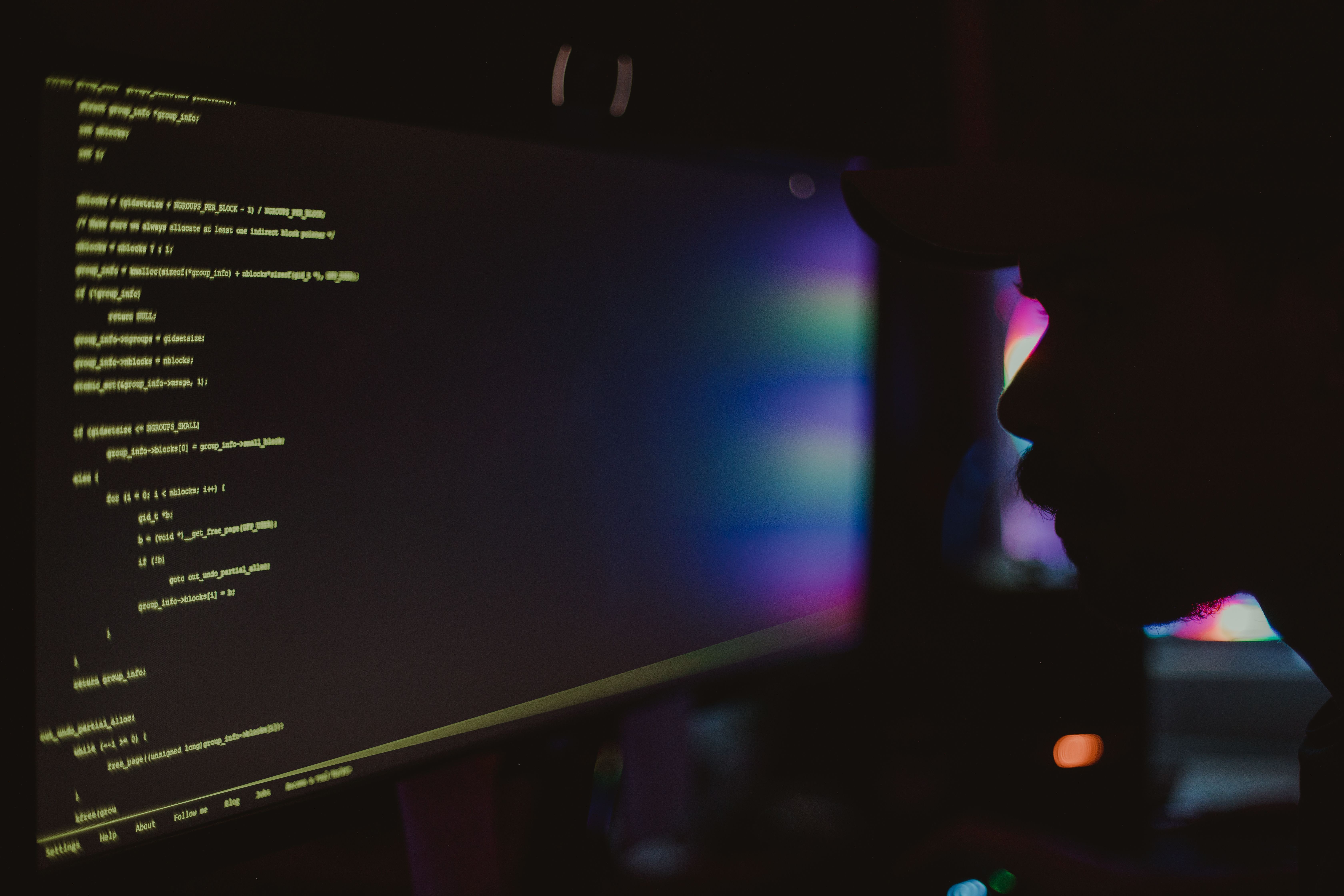 Software developers at work